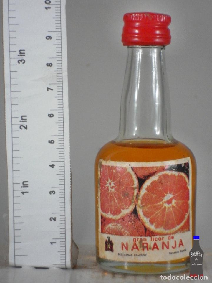 Coleccionismo de vinos y licores: BOTELLITA BOTELLIN LICOR NARANJA DESTILERIA CAMPENY BARCELONA