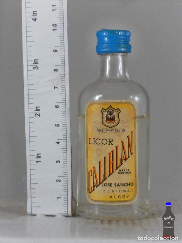 Coleccionismo de vinos y licores: BOTELLITA BOTELLIN LICOR CALIBLAN JOSE SANCHO ALCOY DESTILERIAS SERPIS