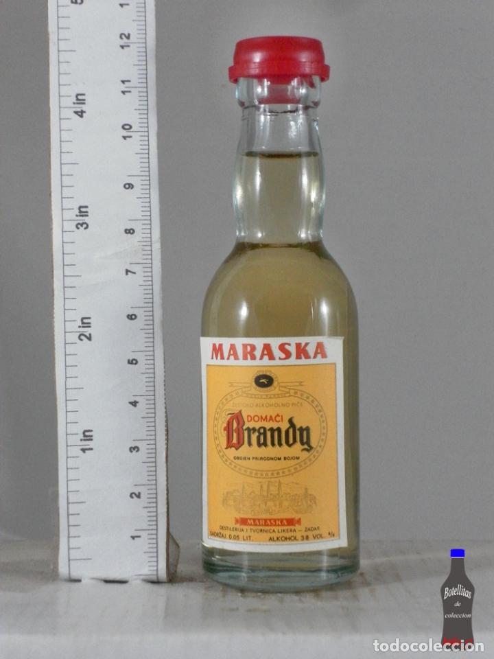 Coleccionismo de vinos y licores: BOTELLITA BOTELLIN BRANDY DOMACI MARASKA ZADAR YOGOSLAVIA