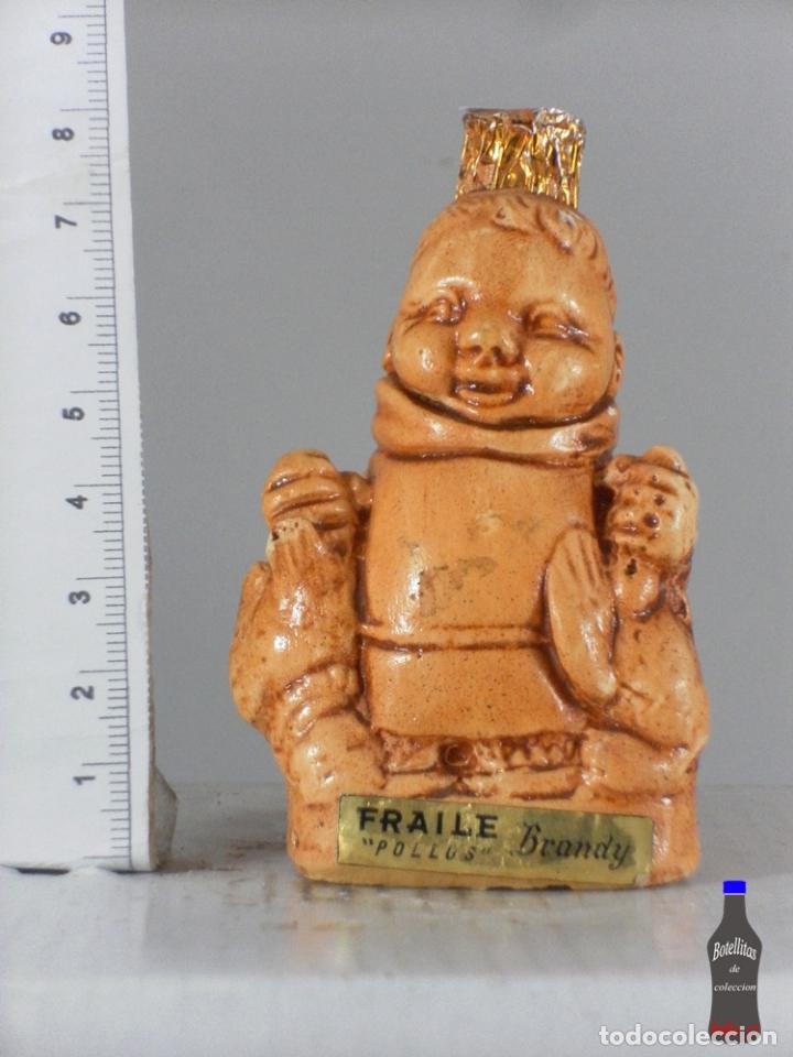 Coleccionismo de vinos y licores: BOTELLITA BOTELLIN FRAILE POLLOS BRANDY DESTILERIAS CAMPENY