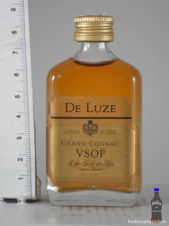 Coleccionismo de vinos y licores: BOTELLITA BOTELLIN BRANDY DE LUZE VSOP LUZE FILS FRANCE