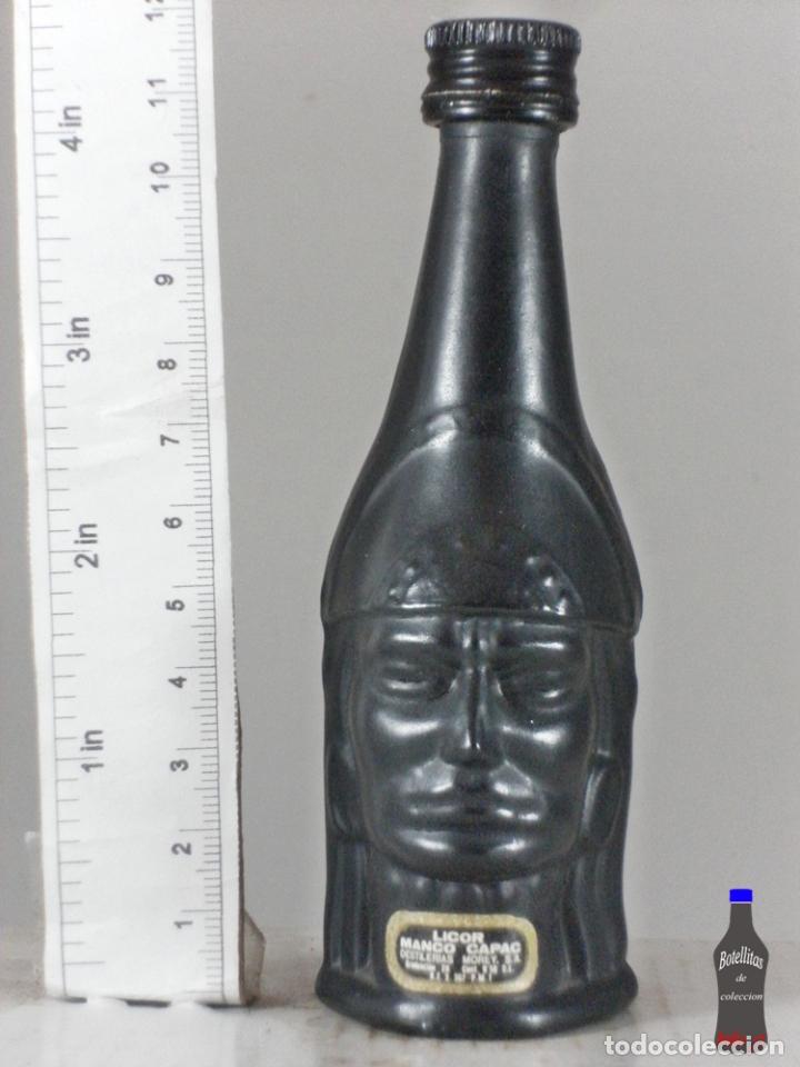 Coleccionismo de vinos y licores: BOTELLITA BOTELLIN LICOR MANCO CAPAC DESTILERIAS MOREY