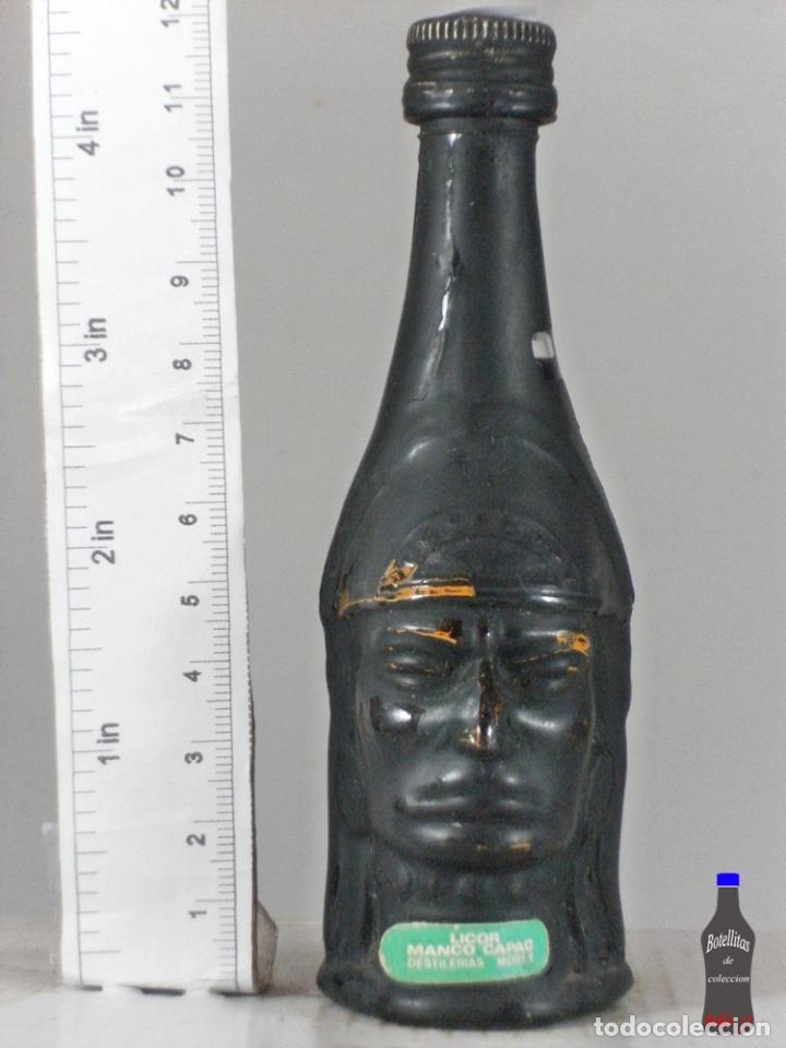 Coleccionismo de vinos y licores: BOTELLITA BOTELLIN LICOR MANCO CAPAC DESTILERIAS MOREY