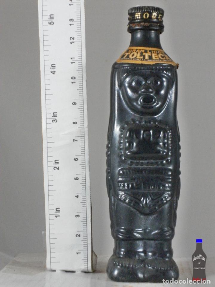 Coleccionismo de vinos y licores: BOTELLITA BOTELLIN LICOR TOLTECA DESTILERIAS MOREY