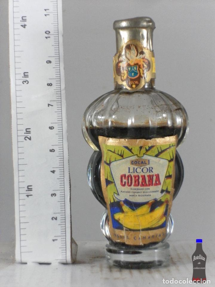 Coleccionismo de vinos y licores: BOTELLITA BOTELLIN LICOR COBANA COCAL ISLAS CANARIAS