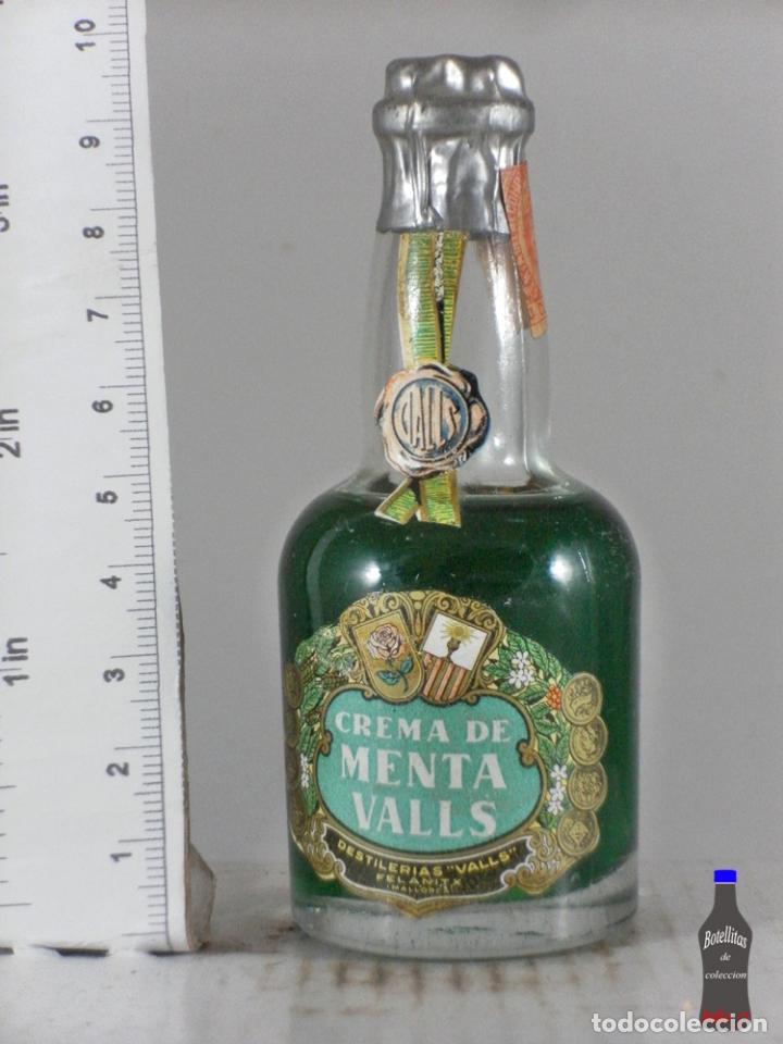 Sammlung von Weinen und Lik&ouml;ren: BOTELLITA BOTELLIN CREMA DE MENTA VALLS FELANITX MALLORCA