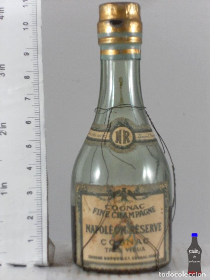 BOTELLITA BOTELLIN COGNAC FINE CHAMPAGNE NAPOLEON RESERVE EDMOND DUPUY  COGNAC FRANCE