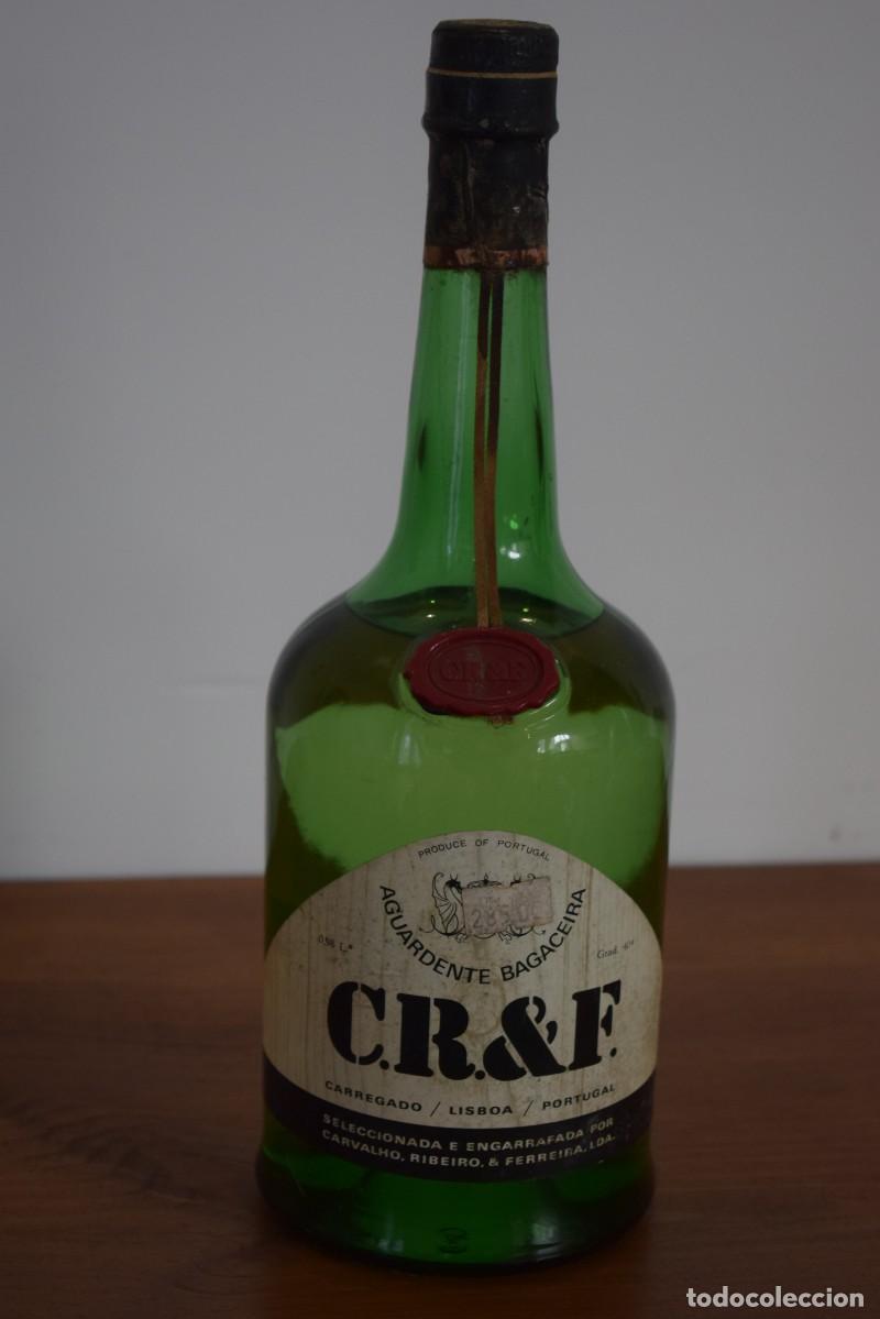 Sammlung von Weinen und Lik&ouml;ren: Antiguo Aguardiente /Bagacera C.R.&F - a&ntilde;o 1970- Portugal &rdquo; muy bien&rdquo;