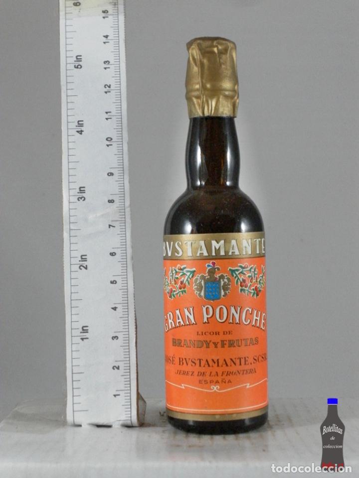 Coleccionismo de vinos y licores: BOTELLITA BOTELLIN GRAN PONCHE BRANDY Y FRUTAS JOSE BUSTAMANTE JEREZ