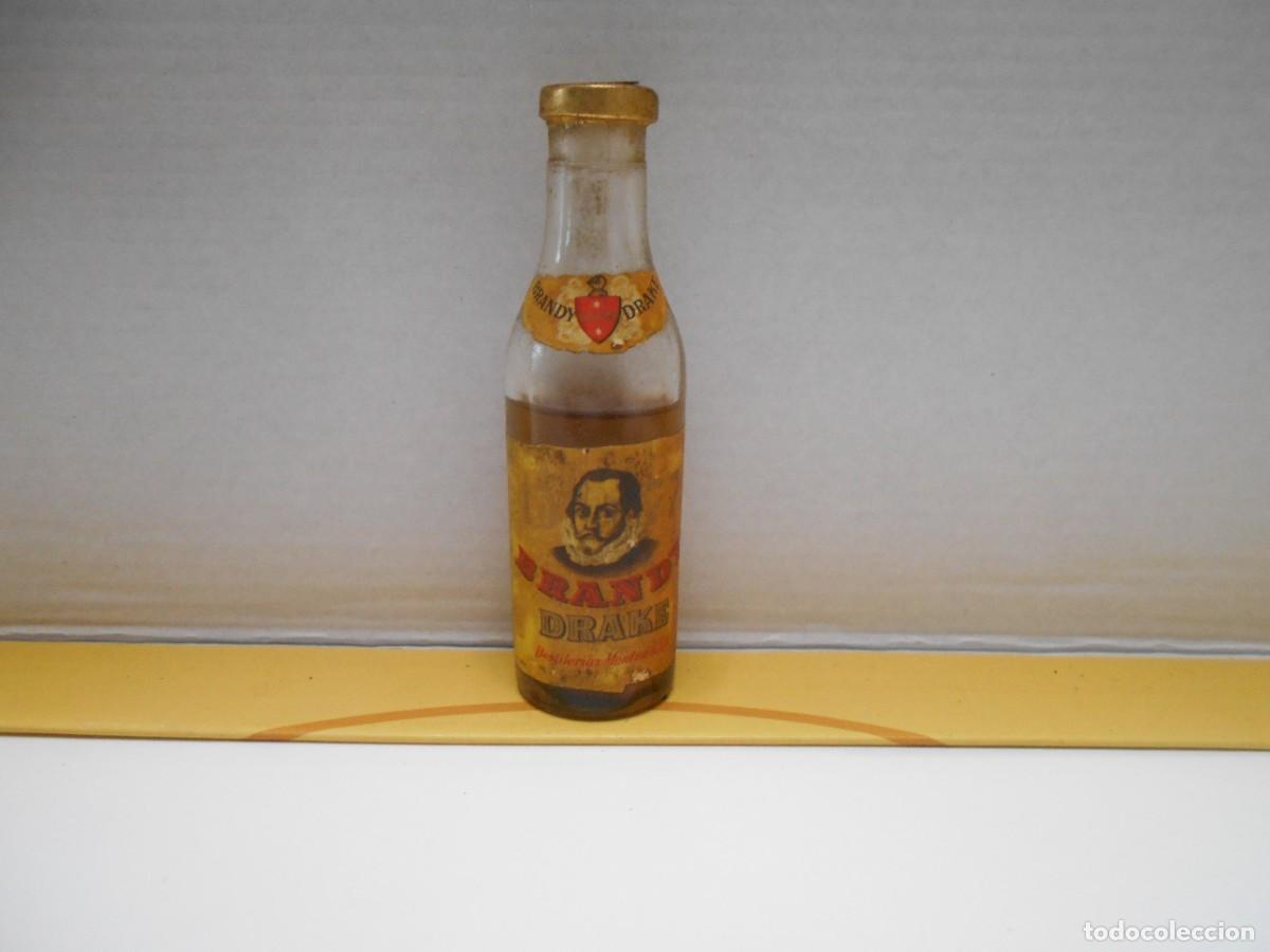 Coleccionismo de vinos y licores: BOTELLIN SIN ABRIR BRANDY DRAKE 1577 DESTILERIAS MONTA&Ntilde;A S.A.