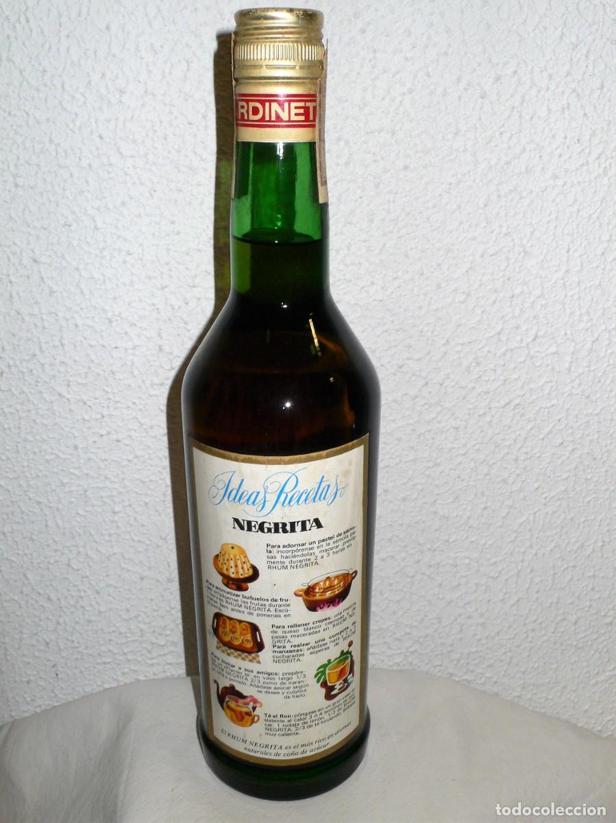 Coleccionismo de vinos y licores: BOTELLA RHUM NEGRITA BARDINET - Foto 2