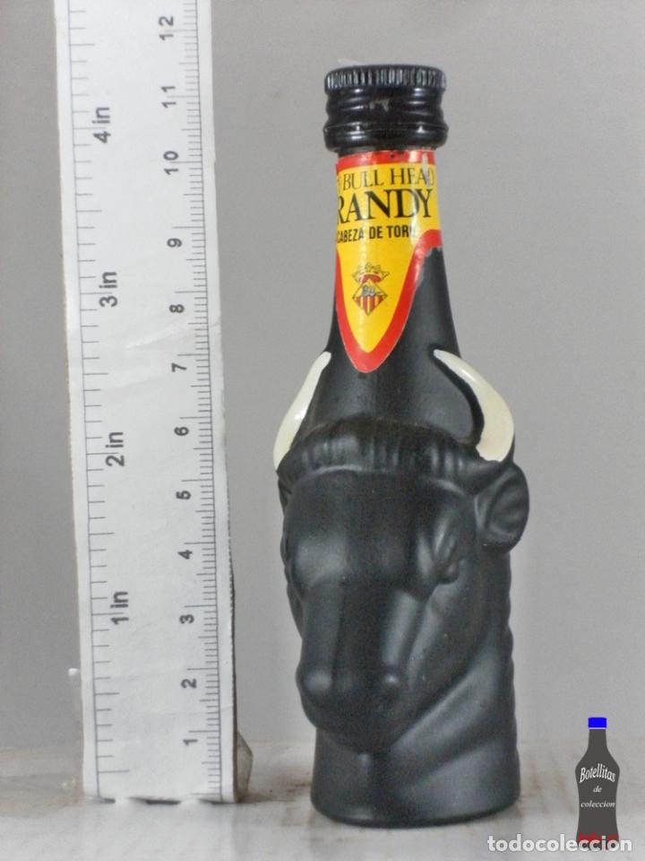 Coleccionismo de vinos y licores: BOTELLITA BOTELLIN THE BULL HEAD BRANDY BARTOLOME CA&Ntilde;ELLAS MALLORCA