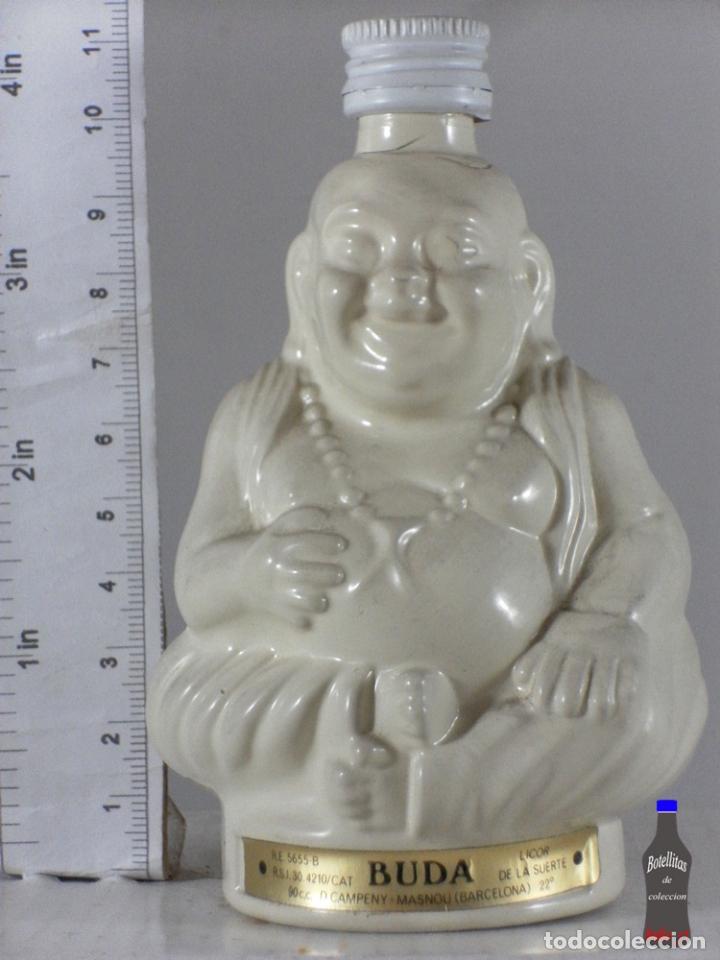 Coleccionismo de vinos y licores: BOTELLITA BOTELLIN BUDA LICOR DE LA SUERTE DESTILERIAS CAMPENY