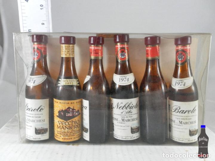 Sammlung von Weinen und Lik&ouml;ren: BOTELLITA BOTELLIN MINIATURAS ALPA BODEGAS GARCES BALAGUER CAJA N&ordm;14