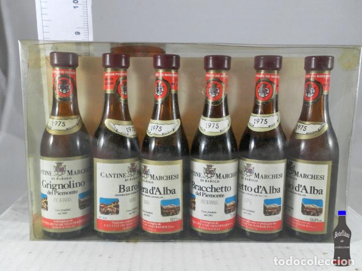 Collection of wines and liquors: BOTELLITA BOTELLIN MINIATURAS ALPA BODEGAS GARCES BALAGUER CAJA N&ordm;17