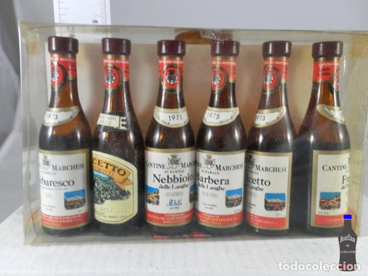Sammlung von Weinen und Lik&ouml;ren: BOTELLITA BOTELLIN MINIATURAS ALPA BODEGAS GARCES BALAGUER CAJA N&ordm;18