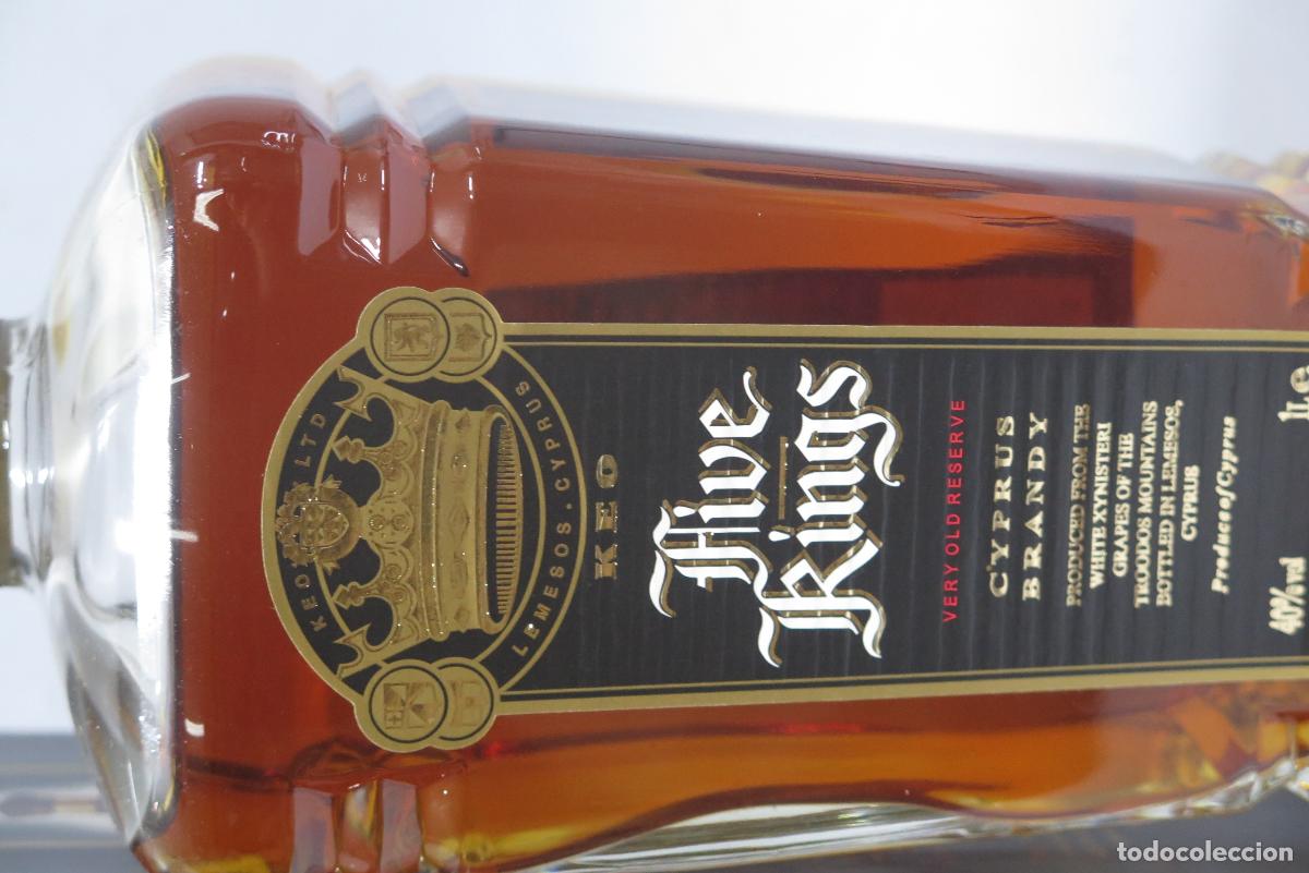 Coleccionismo de vinos y licores: BOTELLA. FIVE KINGS - Foto 2