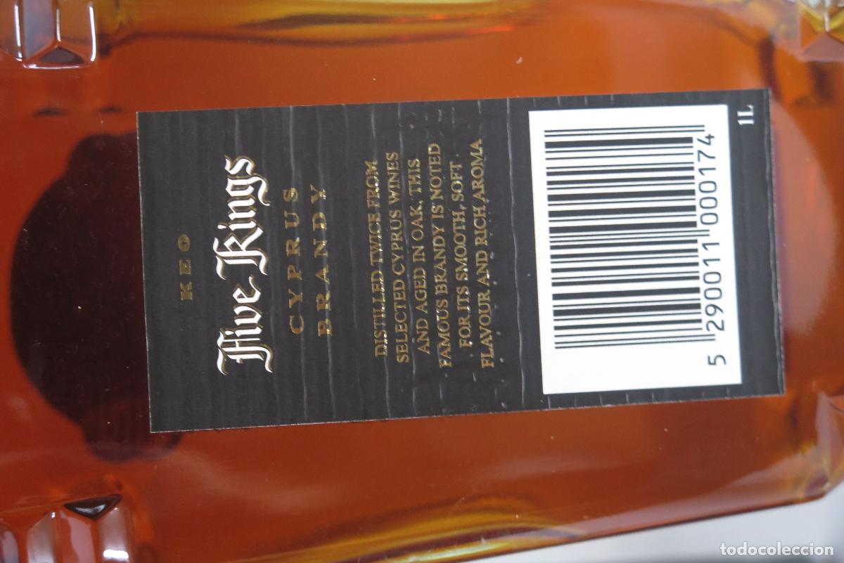 Coleccionismo de vinos y licores: BOTELLA. FIVE KINGS - Foto 4