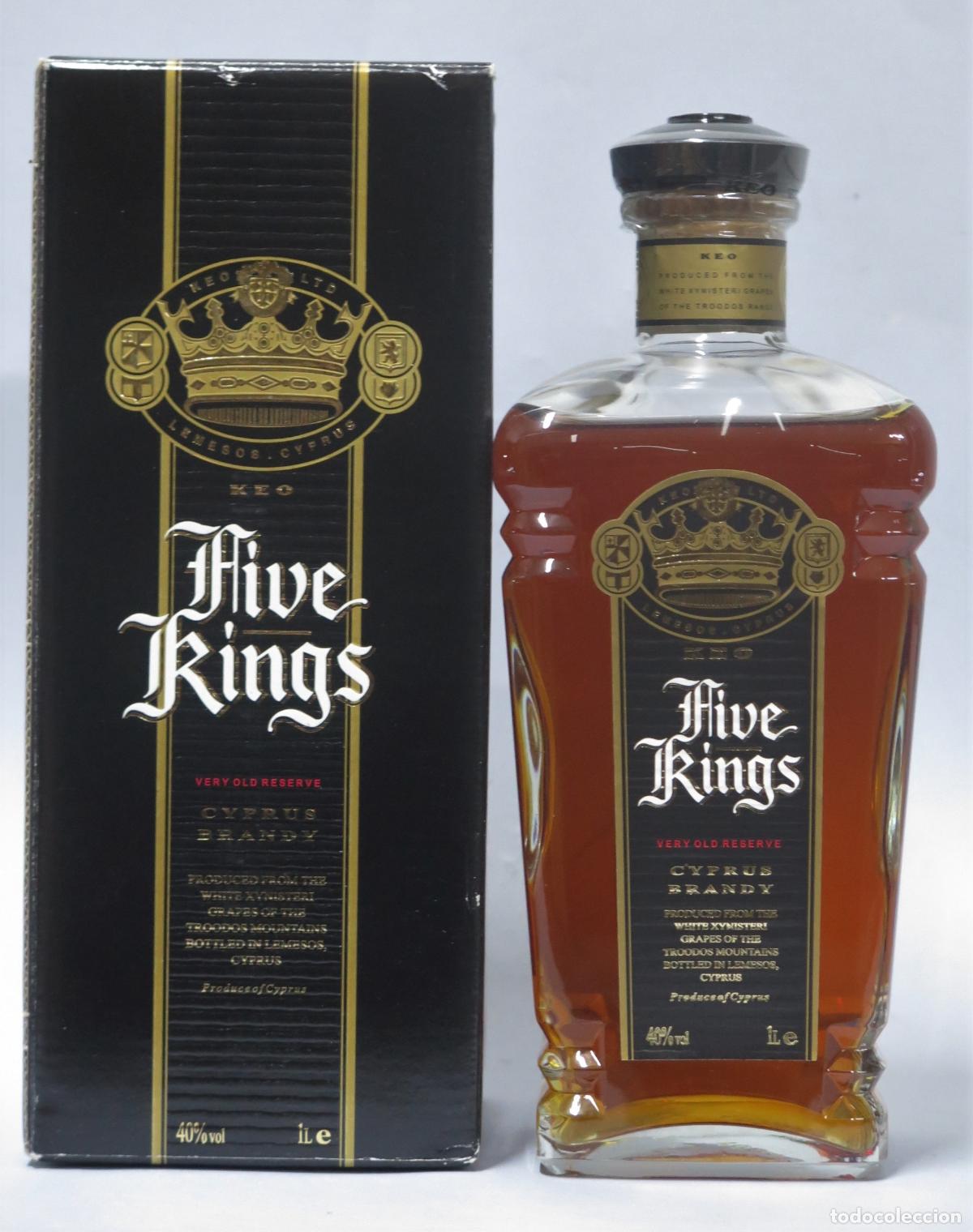 Coleccionismo de vinos y licores: BOTELLA. FIVE KINGS - Foto 1