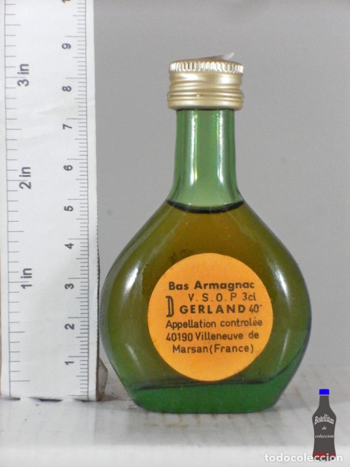 Collection of wines and liquors: BOTELLITA BOTELLIN BAS ARMAGNAC GERLAND FRANCE