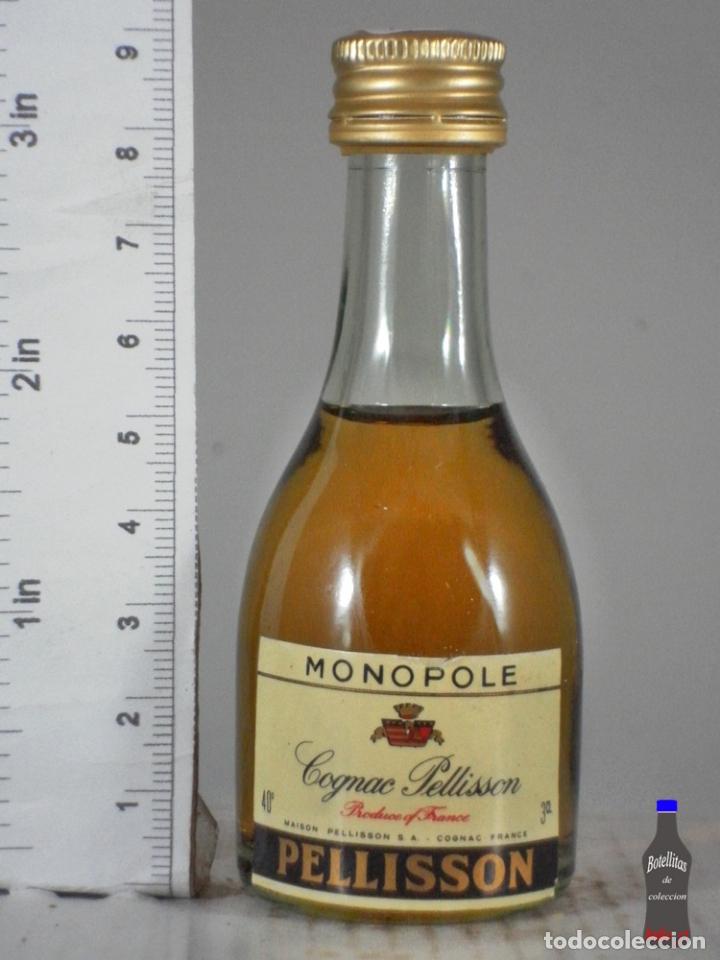 Colecionismo de vinhos e licores: BOTELLITA BOTELLIN PELLISSON MONOPOLE COGNAC FRANCE