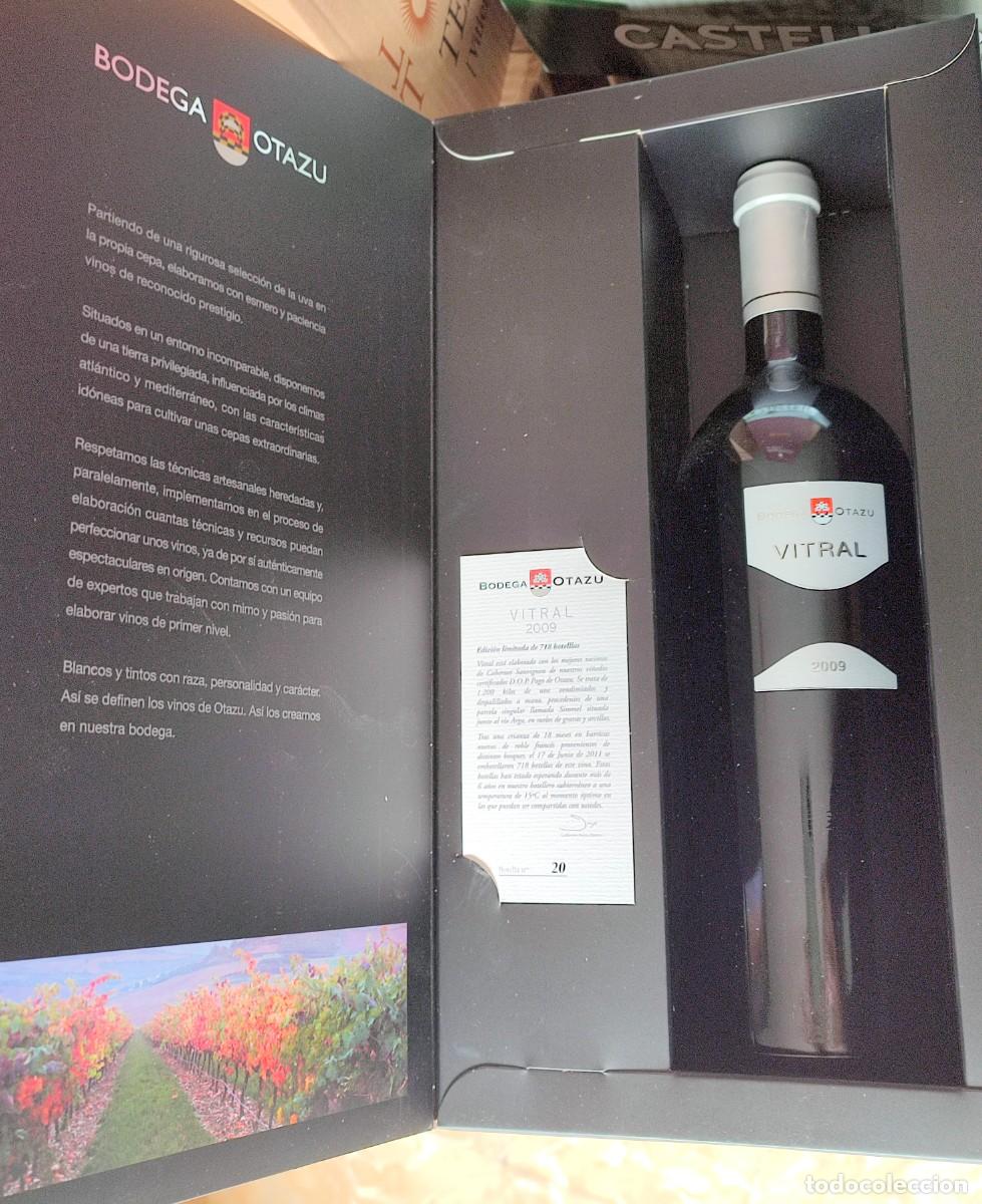 Coleccionismo de vinos y licores: Otazu Vitral 2009: VINO DE PAGO - LARGA CRIANZA - inc ESTUCHE