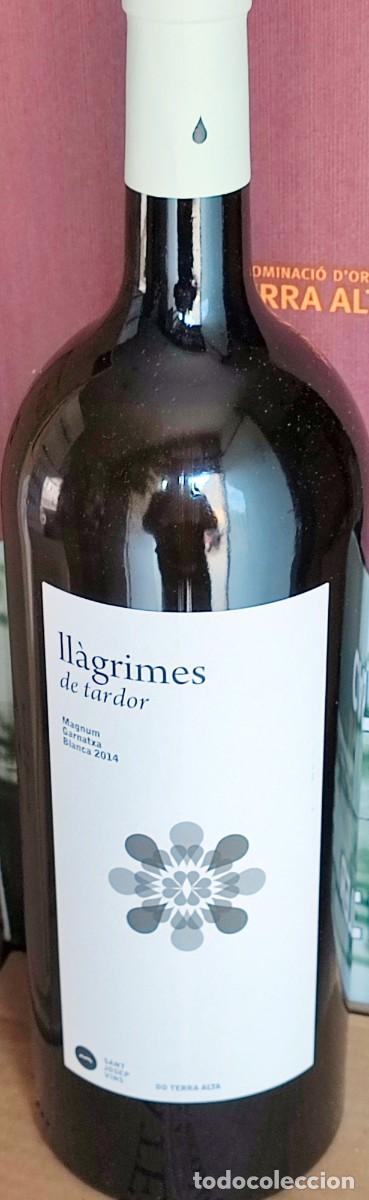 Coleccionismo de vinos y licores: Ll&agrave;grimes de Tardor - Vino Blanco Magnum 2014 D.O. Terra Alta - Garnacha blanca - inc ESTUCHE