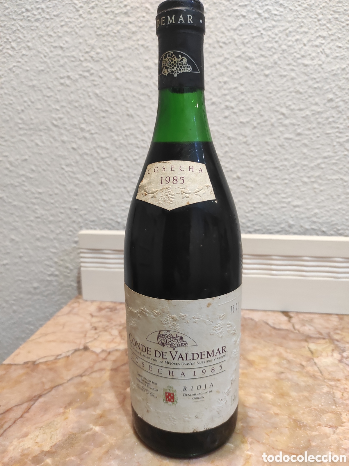 Coleccionismo de vinos y licores: CONDE DE VALDEMAR Cosecha 1985