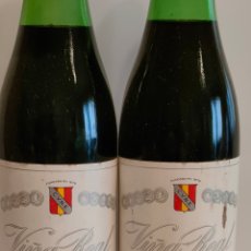 Coleccionismo de vinos y licores: 2 BOTELLAS CVNE VIÑA REAL 1981 DE 37,5CL COMPAÑÍA VINÍCOLA DEL NORTE DE ESPAÑA. Lote 384789319