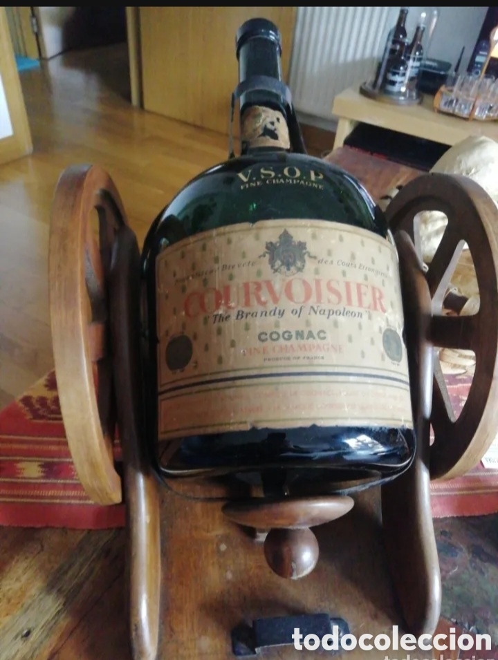Coleccionismo de vinos y licores: Soporte expositor botella - Foto 2