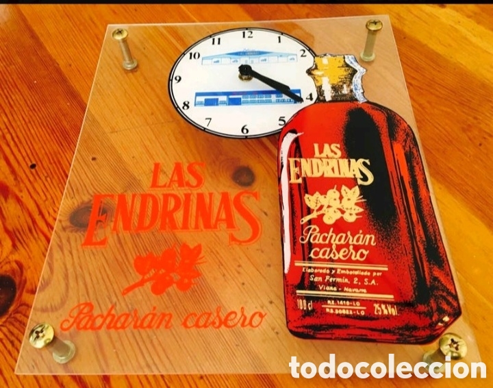 Coleccionismo de vinos y licores: Reloj PACHARAN - Foto 3