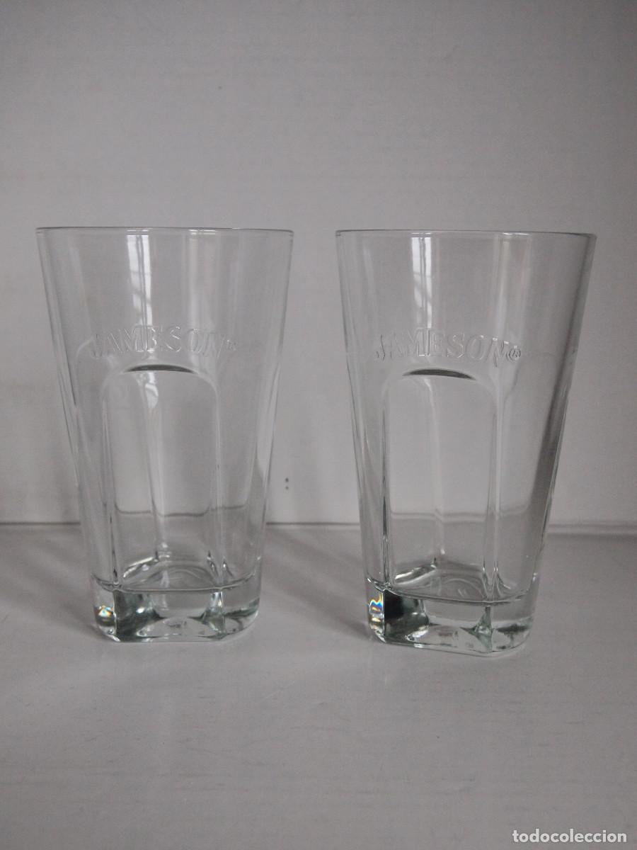 Coleccionismo de vinos y licores: Dos vasos Jameson - Foto 5