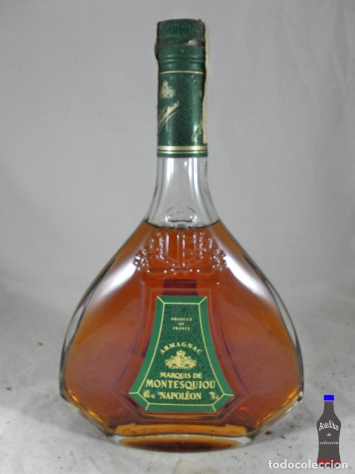 Sammlung von Weinen und Lik&ouml;ren: BOTELLA MARQUIS DE MONTESQUIOU NAPOLEON ARMAGNAC FRANCE