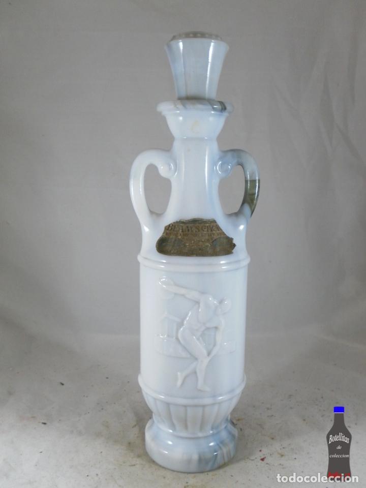 Colecionismo de vinhos e licores: BOTELLA DECANTADOR BEAM&acute;S CHOICE KENTUCKY STRAIGHT BOURBON WHISKEY 8 YEARS OLD MARMOL BLANCO OLYMPIC