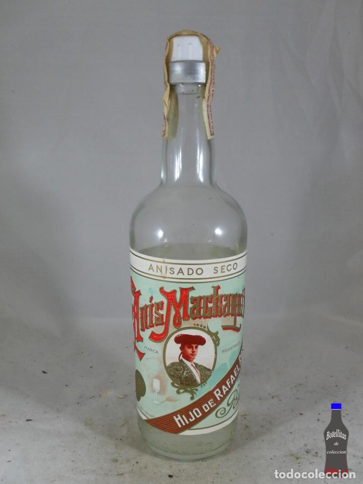 Colecionismo de vinhos e licores: BOTELLA ANIS MACHAQUITO ANISADO SECO HIJO DE RAFAEL REYES