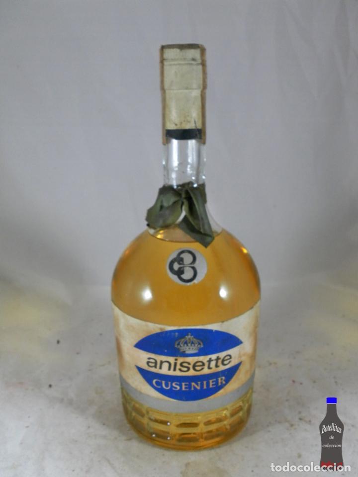 Sammlung von Weinen und Lik&ouml;ren: BOTELLA ANIS ANISETTE CUSENIER PARIS FRANCE