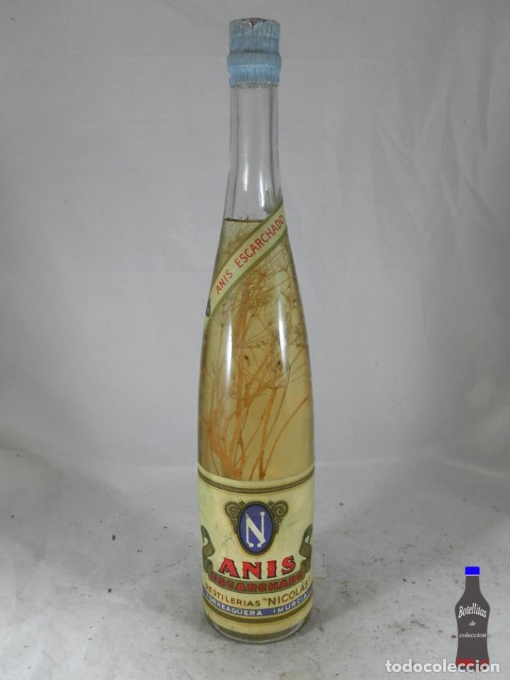 Colecionismo de vinhos e licores: BOTELLA ANIS ESCARCHADO DESTILERIAS NICOLAS TORREAGUERA MURCIA