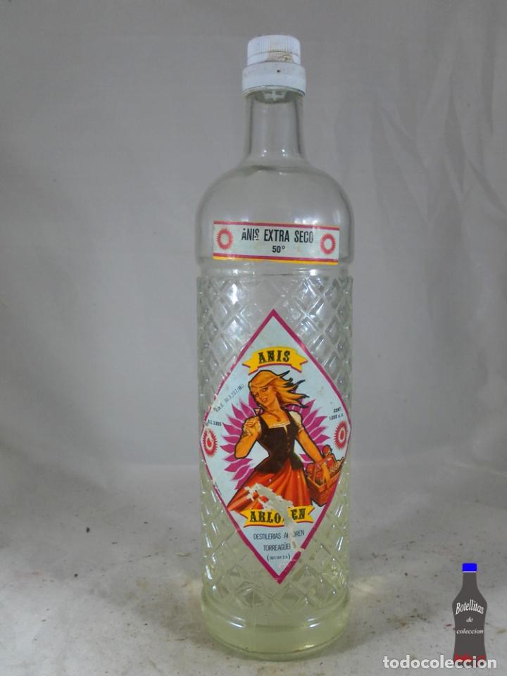 Collection of wines and liquors: BOTELLA ANIS EXTRA SECO DESTILERIAS ARLOREN TORREAGUERA MURCIA