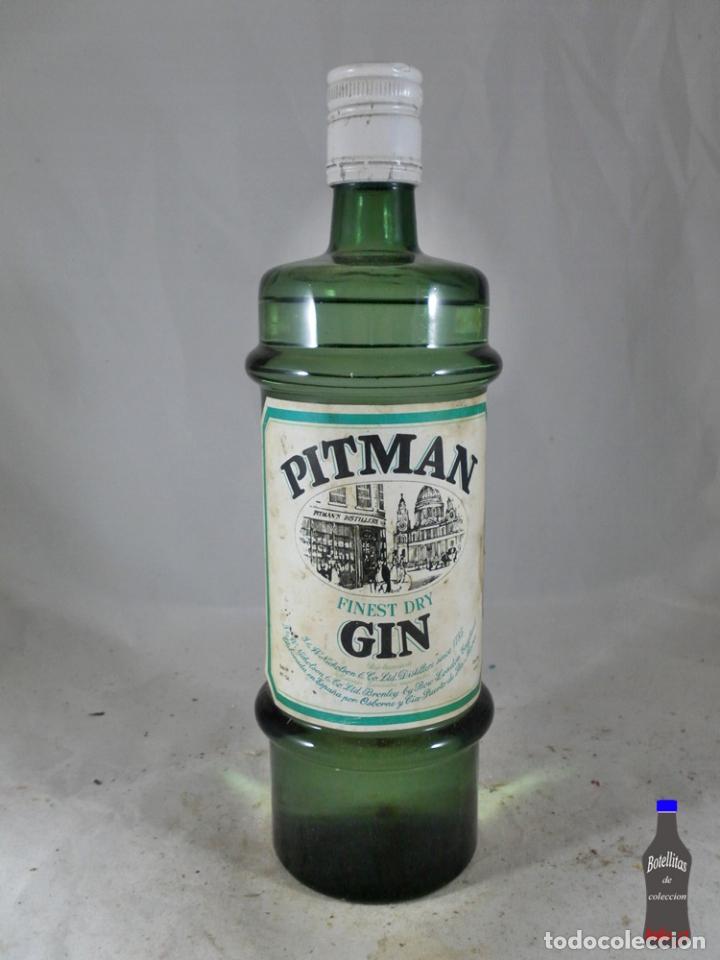 Sammlung von Weinen und Lik&ouml;ren: BOTELLA PITMAN GIN OSBORNE PUERTO SANTA MARIA