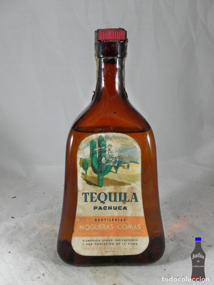 Collectionnisme de vins et liqueurs: BOTELLA TEQUILA PACHUCA PORFIRIO JUAREZ JALISCO MEXICO DESTILERIAS NOGUERAS COMAS BARCELONA