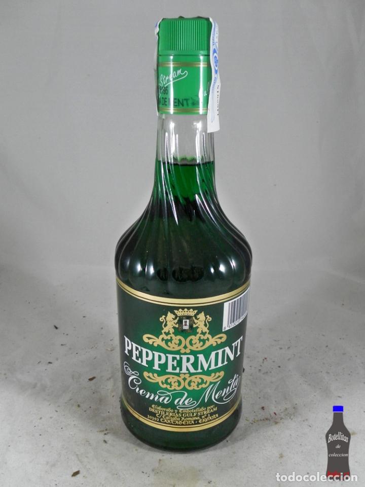Collection of wines and liquors: BOTELLA PEPPERMINT DESTILERIAS GULF STREAM CARTAGENA MURCIA