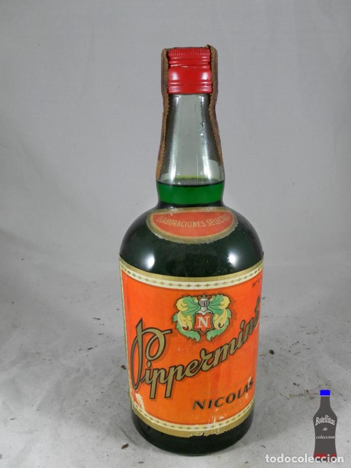 Collection of wines and liquors: BOTELLA PIPPERMINT DESTILERIAS NICOLAS NONDUERMAS MURCIA