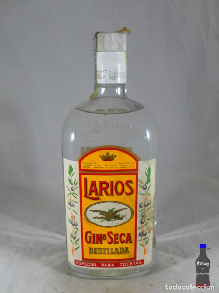 Collection of wines and liquors: BOTELLA LARIOS GIN SECA DESTILADA MALAGA ESPA&Ntilde;A