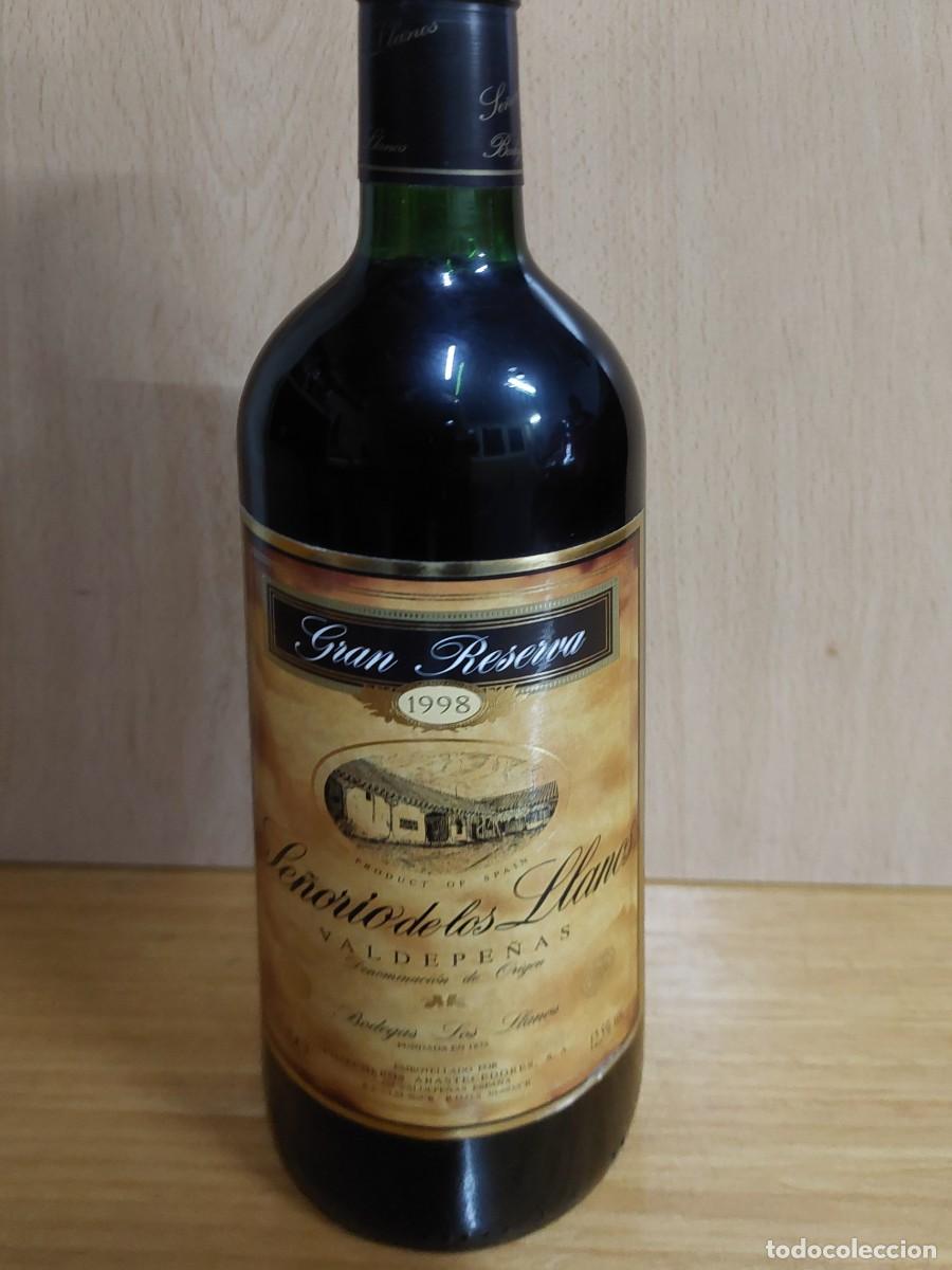 Coleccionismo de vinos y licores: VINO VALDEPE&Ntilde;AS SE&Ntilde;ORIO DE LOS LLANOS GRAN RESERVA 1998
