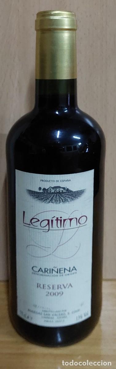 Coleccionismo de vinos y licores: VINO CARI&Ntilde;ENA LEGITIMO RESERVA 2009