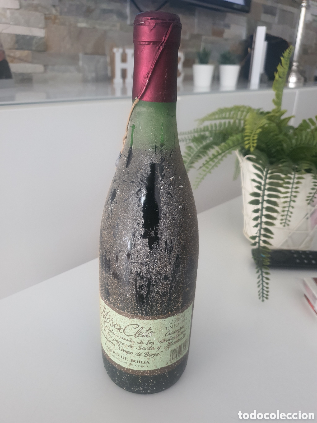 Collection of wines and liquors: vino mosen cleto campo de borja crianza 1988