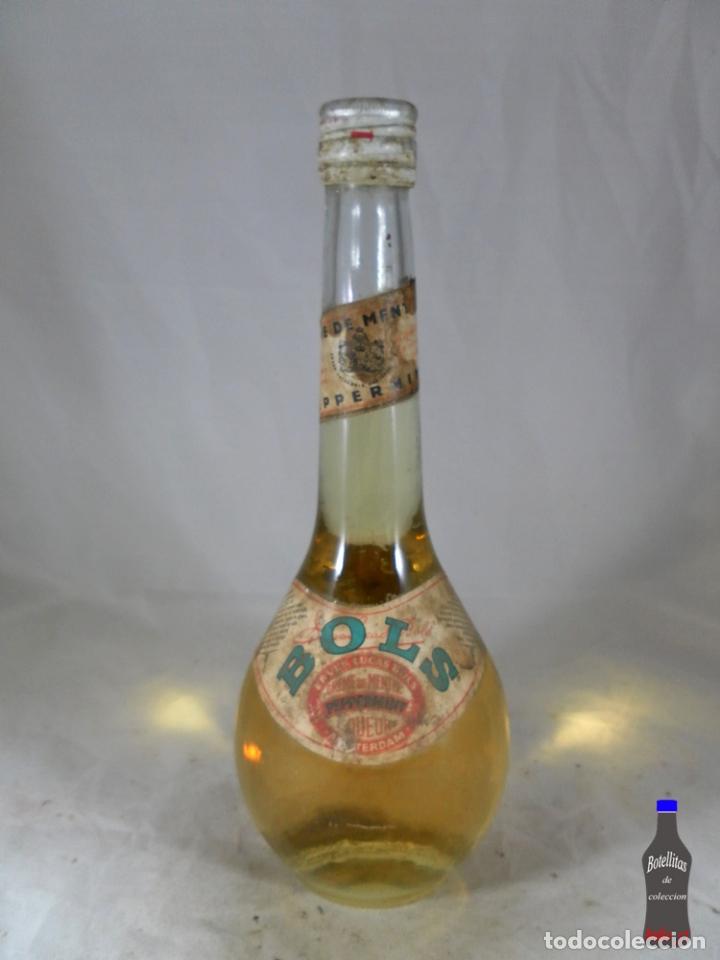 Collection of wines and liquors: BOTELLA PEPERMINT MENTHE BOLS AMSTERDAM