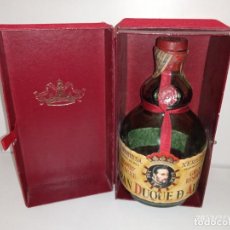 Coleccionismo de vinos y licores: CAJA BOTELLA GRANDE BRANDY DE JEREZ GRAN RESERVA SOLERA GRAN DUQUE DE ALBA 1877
