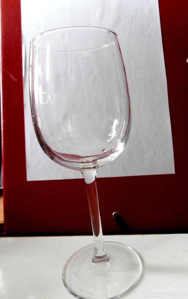 Coleccionismo de vinos y licores: Copa de vino Cabomar, nueva - Foto 4