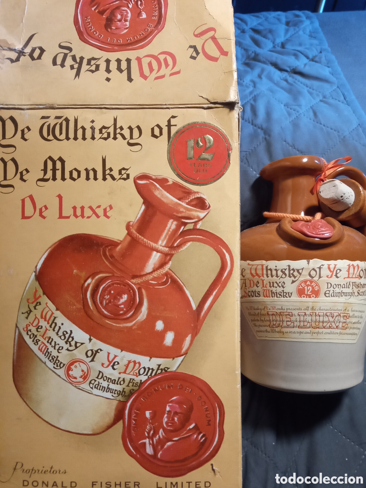 Coleccionismo de vinos y licores: SIN ABRIR! Ye whisky of ye monks de luxe